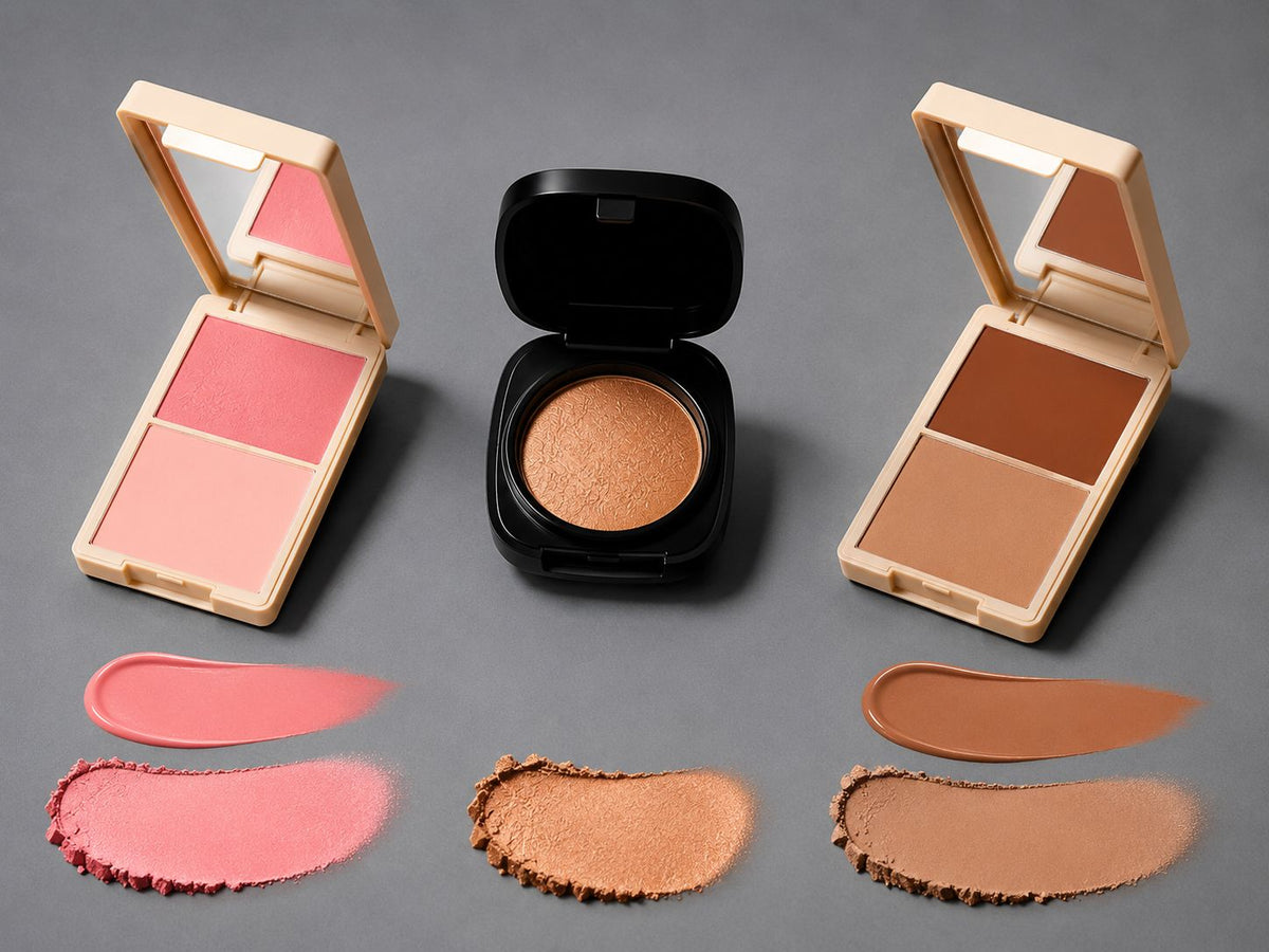 Bronzer dúo + Blush dúo + Highlighter | Bundle