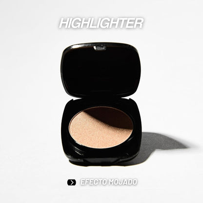 Highlighter Wet Gold  |  Iluminador en polvo efecto mojado