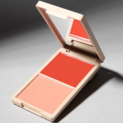 Blush Peach Me |  Rubor Duo : polvo y crema para rostro