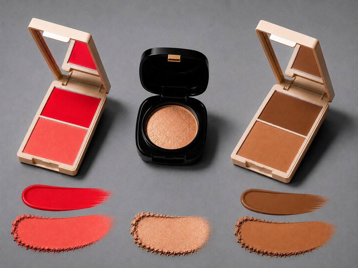 Bronzer dúo + Blush dúo +  Highlighter | Bundle