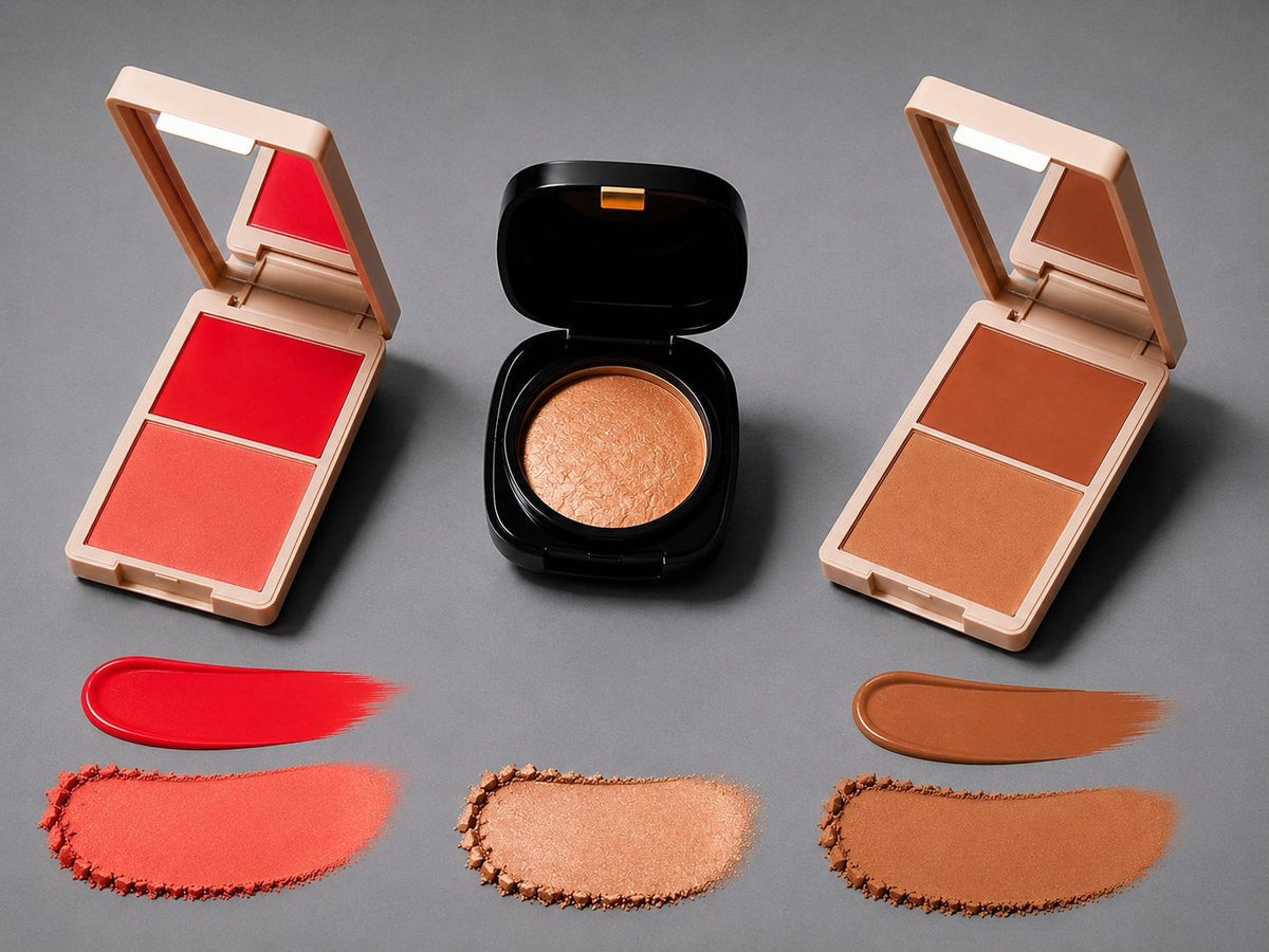 Bronzer dúo + Blush dúo +  Highlighter | Bundle