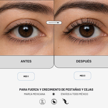 Eyeslashes Serum  |  Tratamiento para crecimiento de pestañas y cejas.